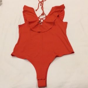 BCBGeneration coral color Body suit top